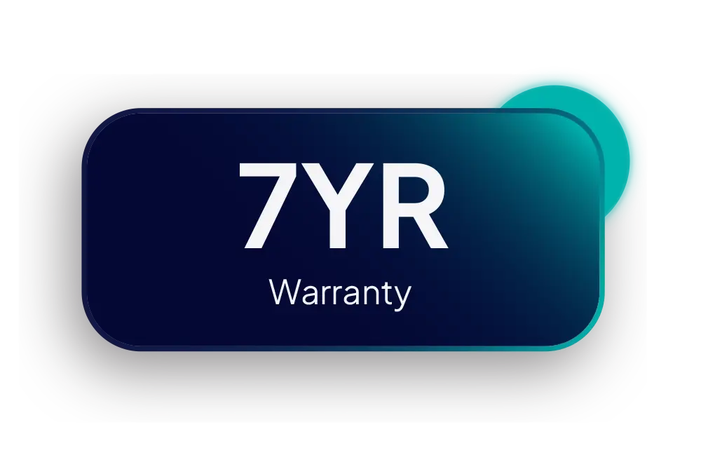 7 Year Warranty