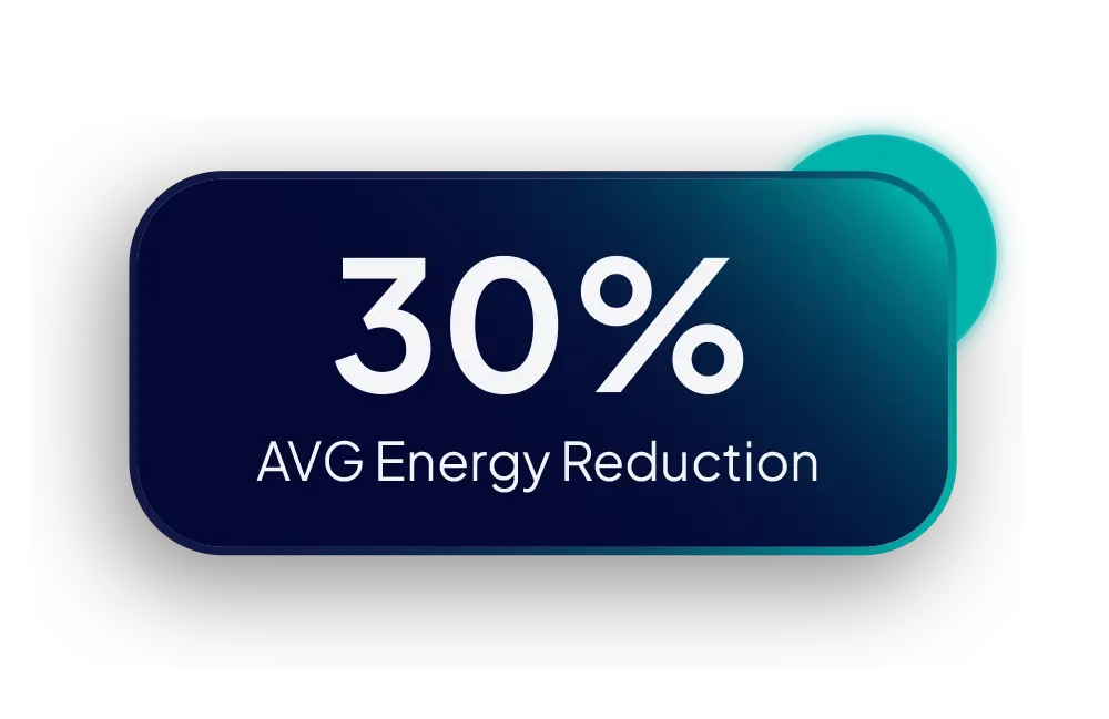 30% Average Energy Reduction